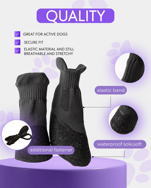 Waterproof Ergonomic Dog Socks