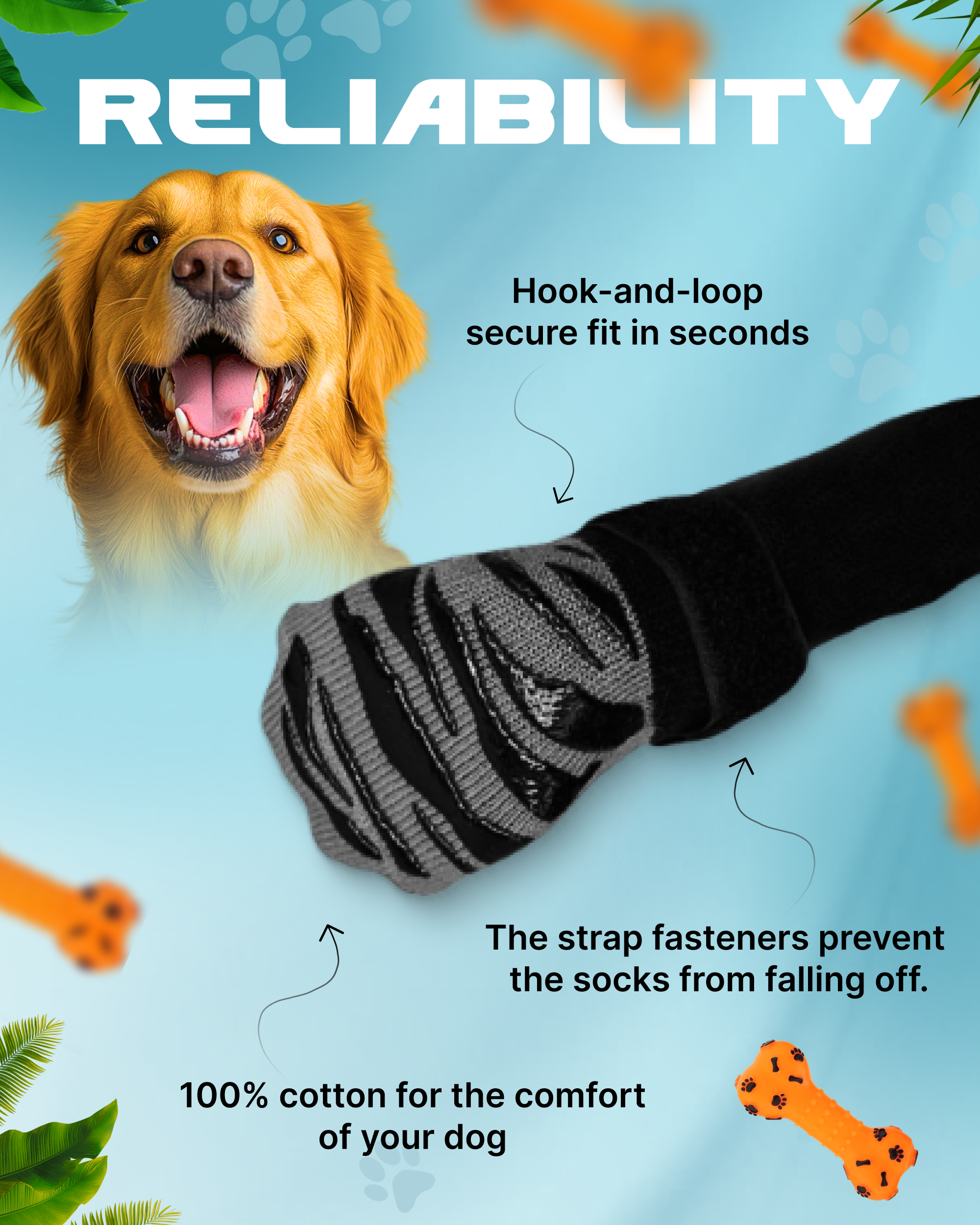 Non-Slip Dog Socks