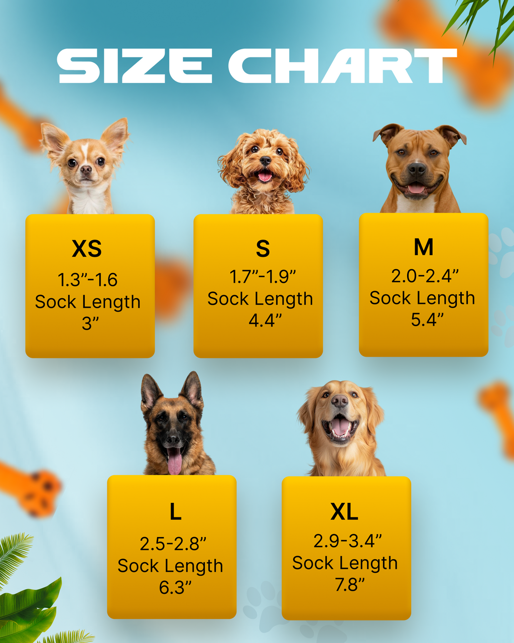 Non-Slip Dog Socks
